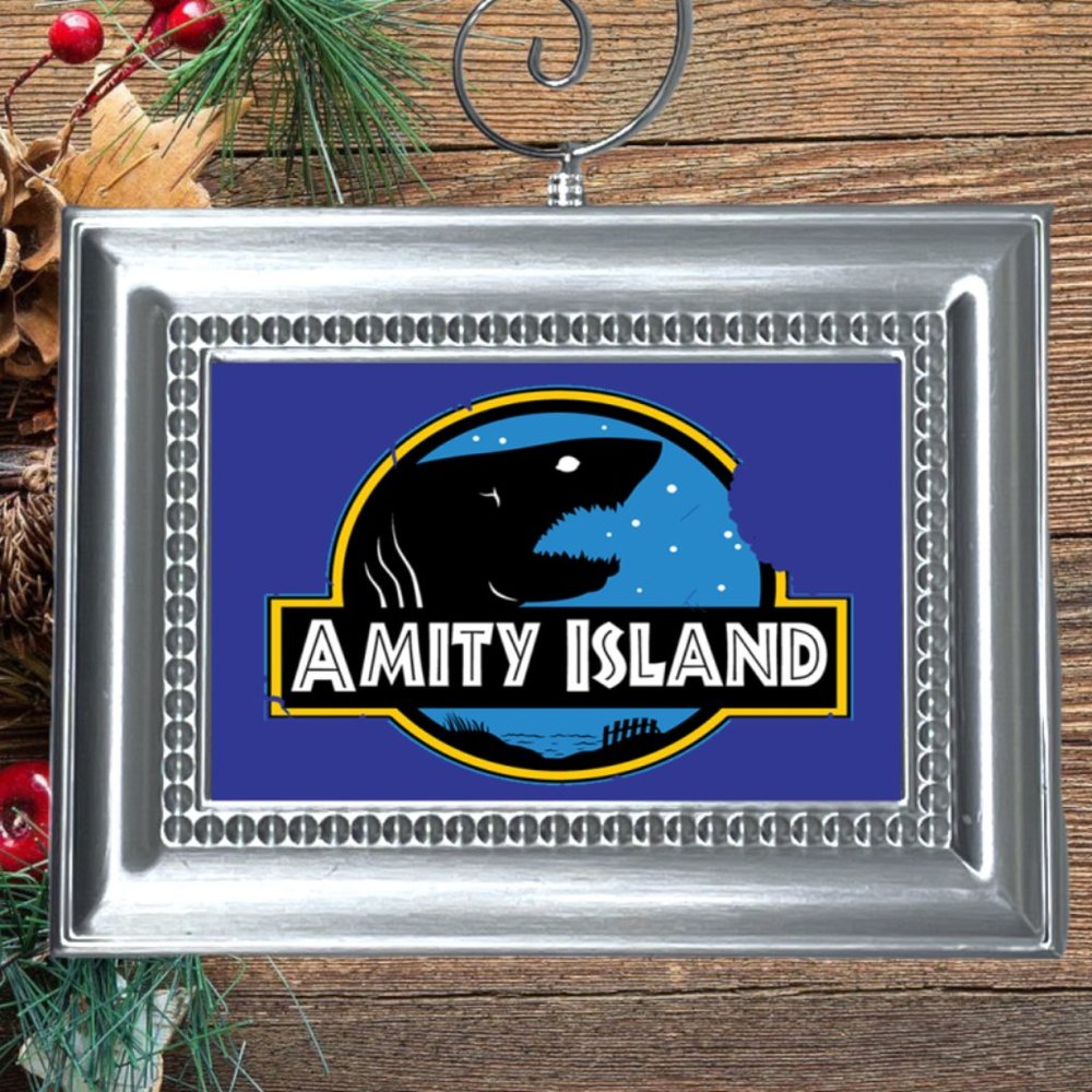 Jaws Retro Movie Memorabilia Christmas Tree Ornament